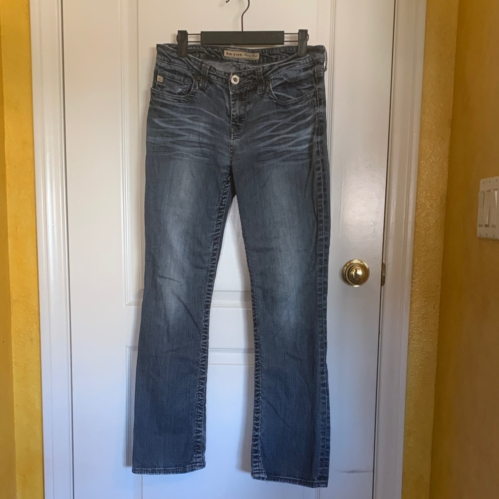 Big Star Women's Gray Straight Leg Jeans